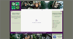 Desktop Screenshot of help-primates.org